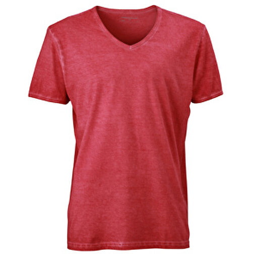 Men’s Gipsy T-Shirt , James Nicholson, rot, 100% Baumwolle, 3XL, , Bild 1