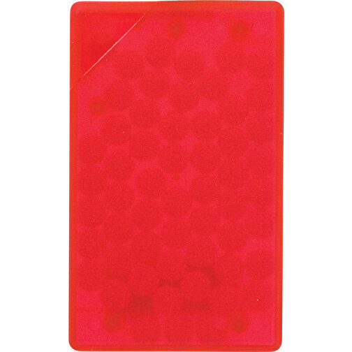 Pfefferminzspender , gefrostet rot, PP, 7,90cm x 0,60cm x 4,80cm (Länge x Höhe x Breite), Bild 1