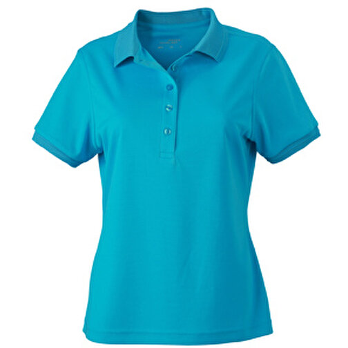 Ladies’ Active Polo , James Nicholson, türkis, 100% Polyester, L, , Bild 1