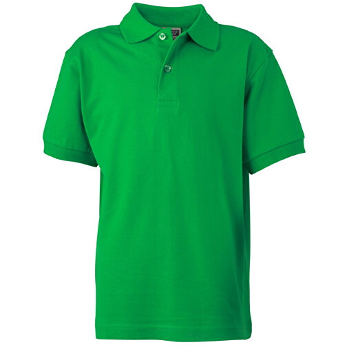 Classic Polo Junior , James Nicholson, fern-grün, 100% Baumwolle, gekämmt, ringgesponnen, XL (146/152), , Bild 1
