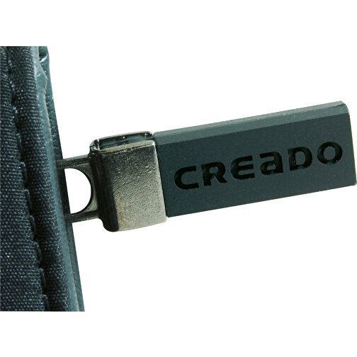 Portfolio CREADO Im DIN-A4-Format , schwarz, Polyester / PVC, 26,00cm x 34,50cm x 3,50cm (Länge x Höhe x Breite), Bild 2
