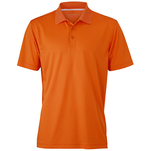 Men’s Polo High Performance , James Nicholson, orange, 100% Polyester, XL, , Bild 1