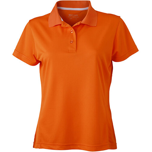 Ladies’ Polo High Performance , James Nicholson, orange, 100% Polyester, L, , Bild 1