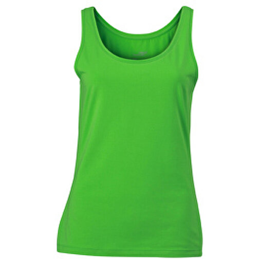Ladies’ Elastic Top , James Nicholson, lime-grün, 95% Baumwolle, 5% Elasthan, L, , Bild 1