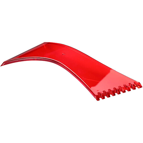 Eiskratzer 'Ergonomic' , trend-rot PS, Kunststoff, 19,20cm x 2,40cm x 9,30cm (Länge x Höhe x Breite), Bild 1