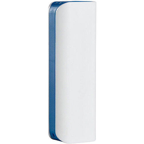 Power Bank Ava , Promo Effects, weiß / blau, Kunststoff, 9,00cm x 2,20cm x 2,40cm (Länge x Höhe x Breite), Bild 3
