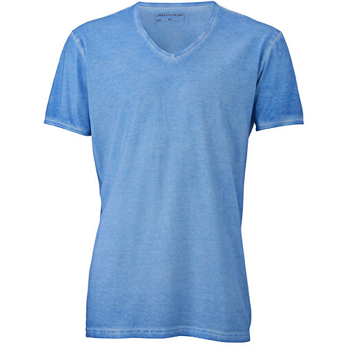 Men’s Gipsy T-Shirt , James Nicholson, horizon-blau, 100% Baumwolle, S, , Bild 1