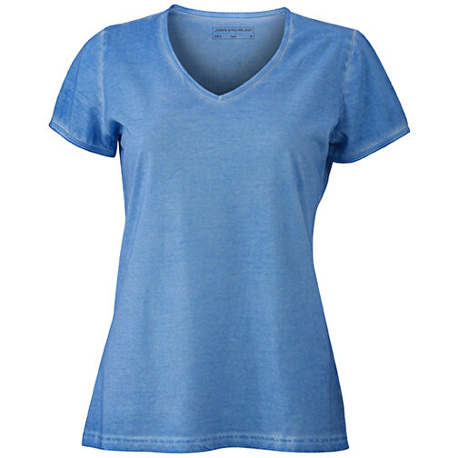 Ladies’ Gipsy T-Shirt , James Nicholson, horizon-blau, 100% Baumwolle, S, , Bild 1