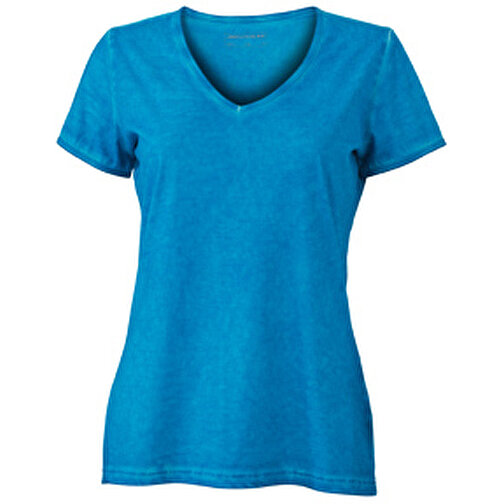 Ladies’ Gipsy T-Shirt , James Nicholson, türkis, 100% Baumwolle, M, , Bild 1