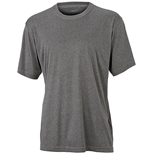 Men’s Active - T , James Nicholson, dark-melange, 100% Polyester, XXL, , Bild 1