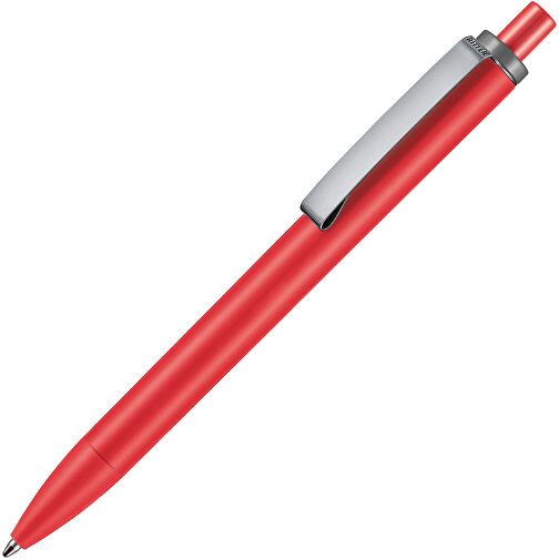Kugelschreiber Exos Soft P , Ritter-Pen, korallenrot/sienna, ABS-Kunststoff, 14,00cm (Länge), Bild 2
