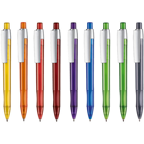 Kugelschreiber Cetus Transparent , Ritter-Pen, rubin-rot, ABS-Kunststoff, 14,20cm (Länge), Bild 4
