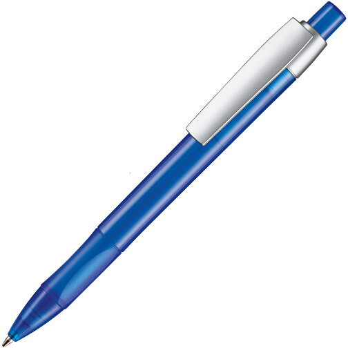 Kugelschreiber Cetus Transparent , Ritter-Pen, royal-blau, ABS-Kunststoff, 14,20cm (Länge), Bild 2