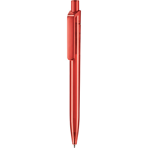 Kugelschreiber INSIDER TRANSPARENT , Ritter-Pen, feuer-rot, ABS-Kunststoff, 14,00cm (Länge), Bild 1