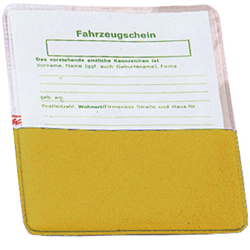 CreativDesign Portada de la factura del coche '¡Enchufe!' Lámina normal amarilla, Imagen 2
