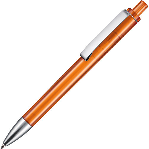 Kugelschreiber EXOS TRANSPARENT , Ritter-Pen, clementine, ABS-Kunststoff, 14,00cm (Länge), Bild 2