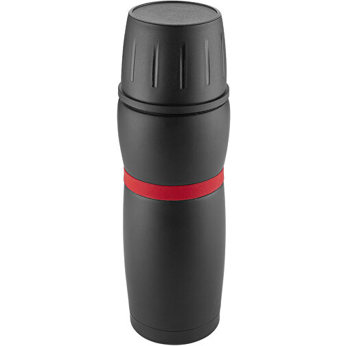 Metmaxx® termoflaske 'CremaTravel' sort/rød, Billede 1