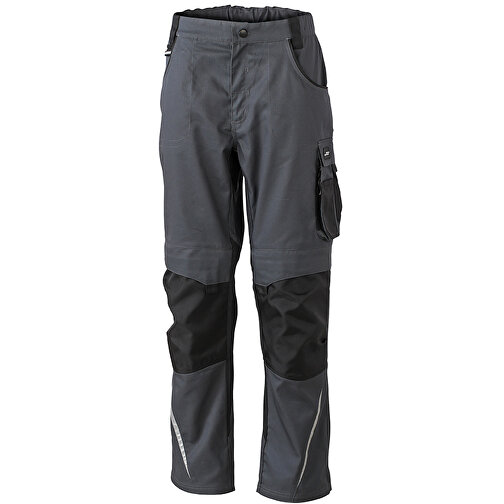 Workwear Pants , James Nicholson, carbon/schwarz, 100% Polyamid CORDURA ®, 28, , Bild 1