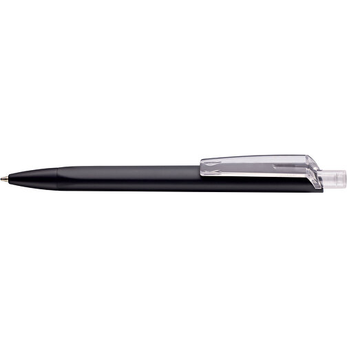 Kugelschreiber Tri-Star Soft STP , Ritter-Pen, schwarz/transparent, ABS-Kunststoff, 14,20cm (Länge), Bild 3