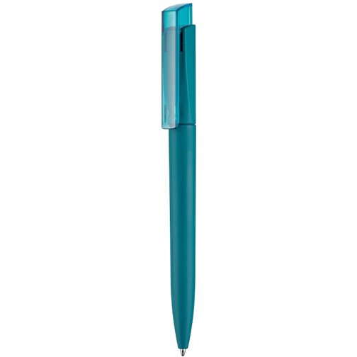 Kugelschreiber Fresh Soft ST , Ritter-Pen, türkis/türkis, ABS-Kunststoff, 14,40cm (Länge), Bild 1
