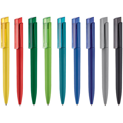 Kugelschreiber Fresh Soft ST , Ritter-Pen, türkis/türkis, ABS-Kunststoff, 14,40cm (Länge), Bild 2
