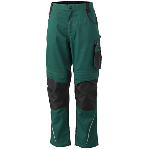 Workwear Pants , James Nicholson, dark-grün/schwarz, 100% Polyamid CORDURA ®, 94, , Bild 1