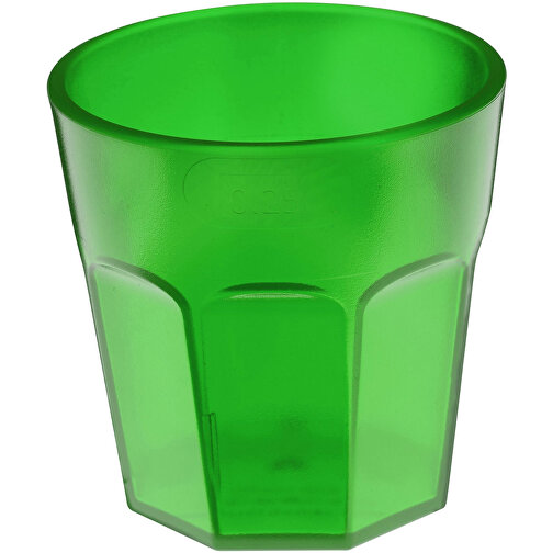 Trinkbecher 'Tumble' , trend-grün PS, Kunststoff, 8,30cm (Höhe), Bild 1