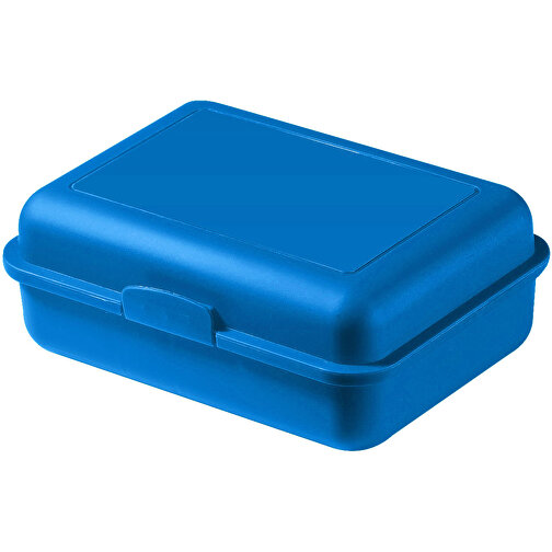 Vorratsdose 'Pausen-Box' , standard-blau PP, Kunststoff, 17,50cm x 6,90cm x 12,80cm (Länge x Höhe x Breite), Bild 1