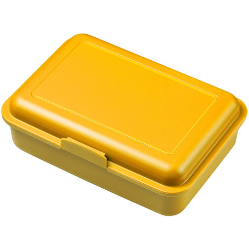 Vorratsdose 'School-Box' Mittel , standard-gelb, Kunststoff, 16,00cm x 5,00cm x 11,60cm (Länge x Höhe x Breite), Bild 1