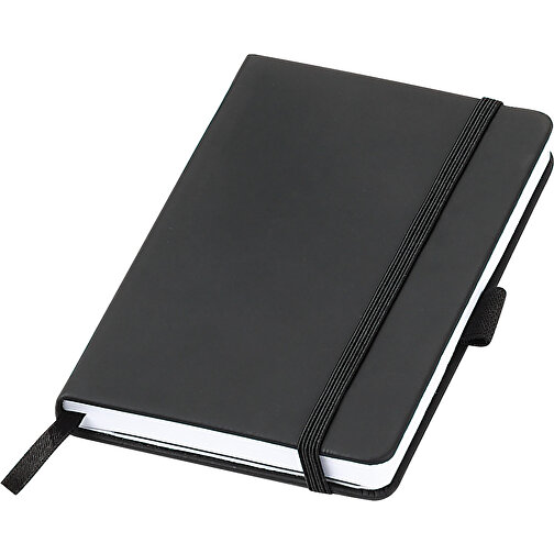 Notizbuch 'Agenda' A6 , schwarz, Kunststoff, 9,50cm x 1,80cm x 14,50cm (Länge x Höhe x Breite), Bild 1