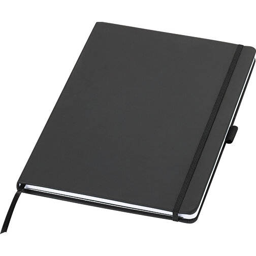 Notizbuch 'Agenda' A4 , schwarz, Kunststoff, 29,50cm x 1,50cm x 21,40cm (Länge x Höhe x Breite), Bild 1