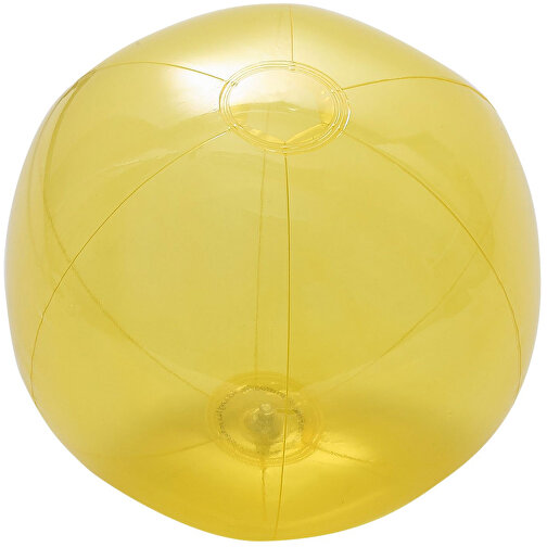 Wasserball 'Midi', Transparent , transparent-gelb, Kunststoff, , Bild 1