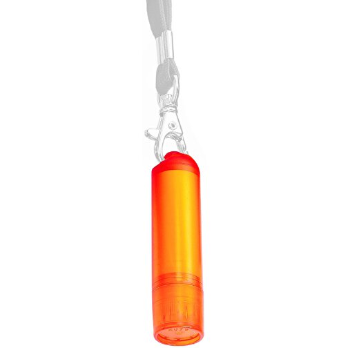 VitaLip® 'Eco' Freestyle (ohne Lanyard) , orange gefrostet, PS, 6,30cm (Höhe), Bild 1