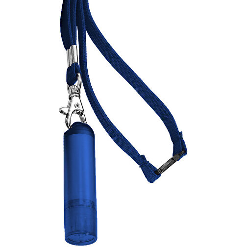 VitaLip® 'Premium' Freestyle Mit Lanyard , dunkelblau gefrostet, PS, 6,30cm (Höhe), Bild 1