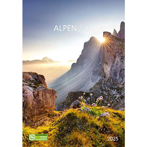 Alpen Pur , Papier, 34,00cm x 23,70cm (Höhe x Breite), Bild 1