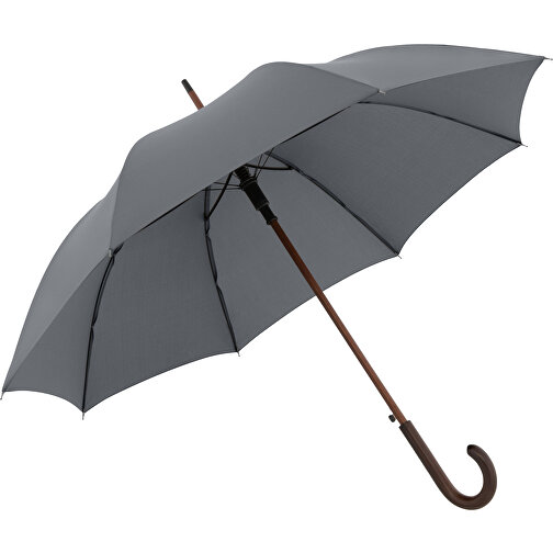 Doppler Regenschirm Oslo AC , doppler, grau, Polyester, 90,00cm (Länge), Bild 1
