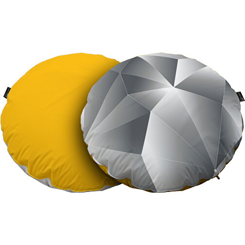 Sitzsack Bow Lounger, Inkl. Einseitigem Digitaldruck , gelb, 40% Repreve® / 60% Polyester, 30,00cm (Höhe), Bild 1