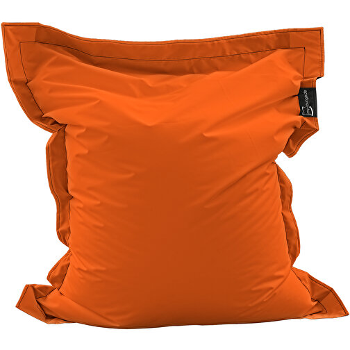 Sitzsack Mini Lounger, Inkl. Einseitigem Digitaldruck , orange, 40% Repreve® / 60% Polyester, 130,00cm x 20,00cm x 100,00cm (Länge x Höhe x Breite), Bild 3