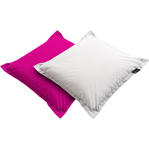 Sitzsack Quad Lounger, Inkl. Einseitigem Digitaldruck , pink, 40% Repreve® / 60% Polyester, 140,00cm x 30,00cm x 140,00cm (Länge x Höhe x Breite), Bild 2