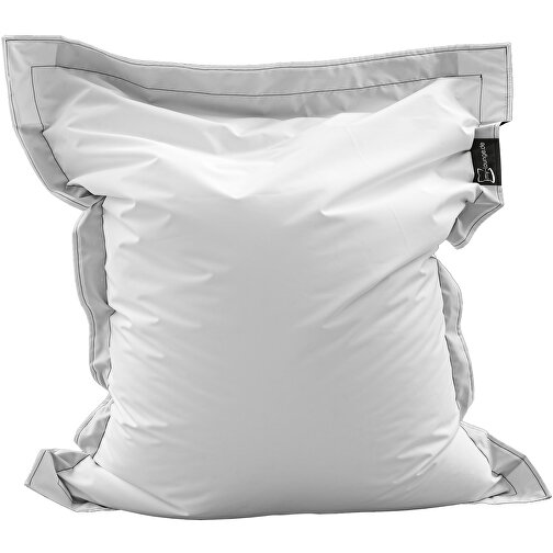 Sitzsack Mini Lounger , weiß, 40% Repreve® / 60% Polyester, 130,00cm x 20,00cm x 100,00cm (Länge x Höhe x Breite), Bild 1