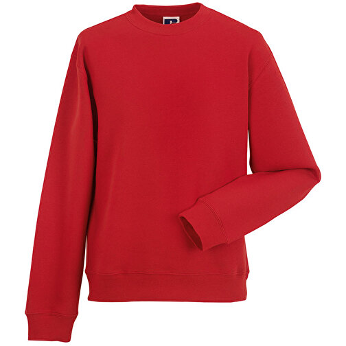 Authentic Sweatshirt , Russell, rot, 80 % Baumwolle, 20 % Polyester, L, , Bild 1