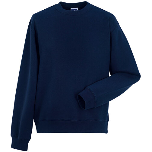Authentic Sweatshirt , Russell, navy blau, 80 % Baumwolle, 20 % Polyester, XL, , Bild 1