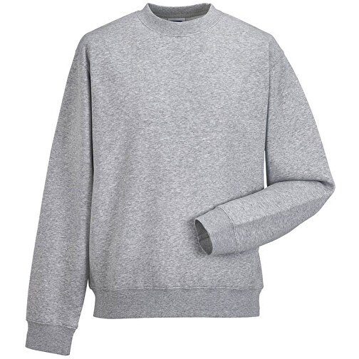 Authentic Sweatshirt , Russell, oxfordgrau, 80 % Baumwolle, 20 % Polyester, M, , Bild 1