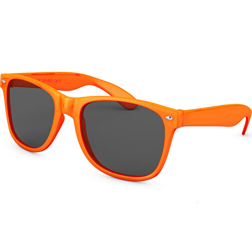 SunShine Glänzend - UV 400 , Promo Effects, orange glänzend, Rahmen aus Polycarbonat und Glass aus AC, 14,50cm x 4,80cm x 15,00cm (Länge x Höhe x Breite), Bild 1