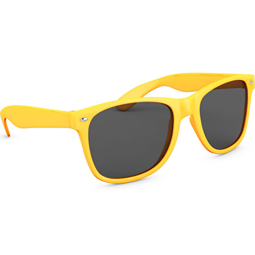 SunShine Glänzend - UV 400 , Promo Effects, gelb glänzend, Rahmen aus Polycarbonat und Glass aus AC, 14,50cm x 4,80cm x 15,00cm (Länge x Höhe x Breite), Bild 2