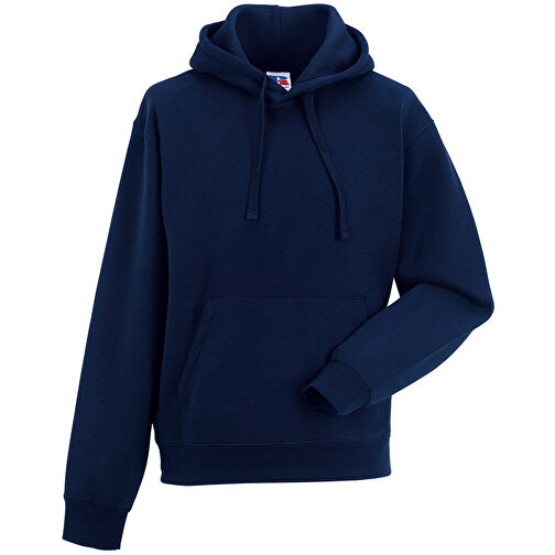 Authentic Hooded Sweat , Russell, navy blau, 80 % Baumwolle, 20 % Polyester, S, , Bild 1