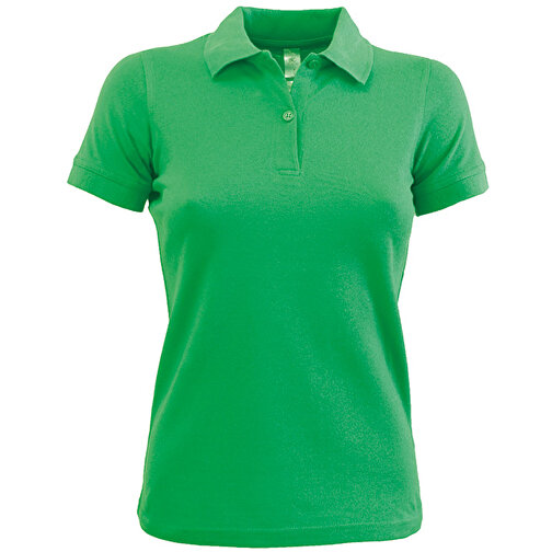 Safran Pure-Women Polo , B&C, kelly grün, 100 % Baumwolle, XL, , Bild 1