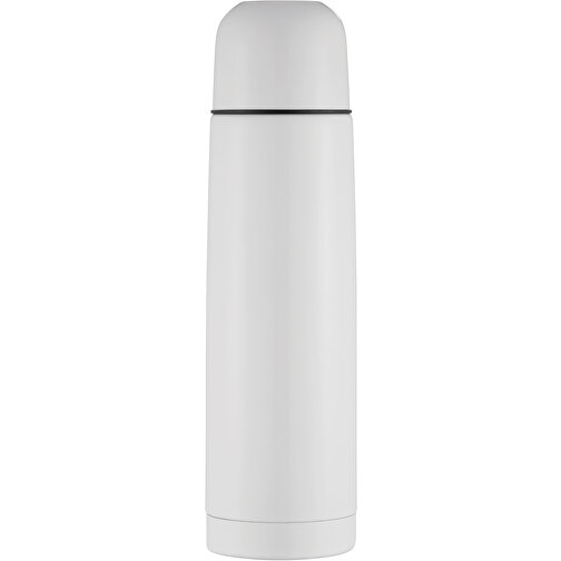Isolierflasche Mono, Weiß , weiß, Edelstahl, 24,50cm (Höhe), Bild 1