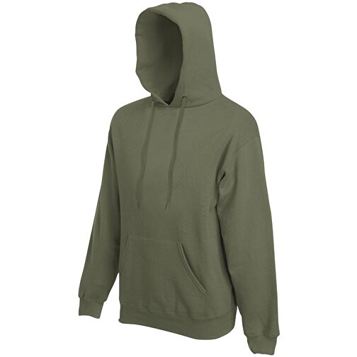 Hooded Sweat , Fruit of the Loom, oliv, 70 % Baumwolle, 30 % Polyester, XL, , Bild 1