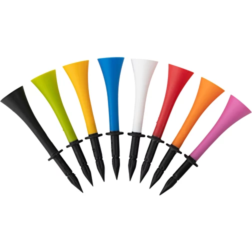 Tee Long Life 50 mm noir, impression en couleur 1c incluse, Image 2